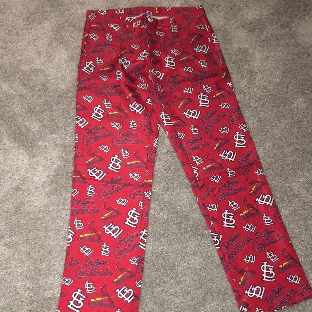 St Louis Cardinals MLB wild Loud Print Baseball Party Opening Day Trouser Pants
